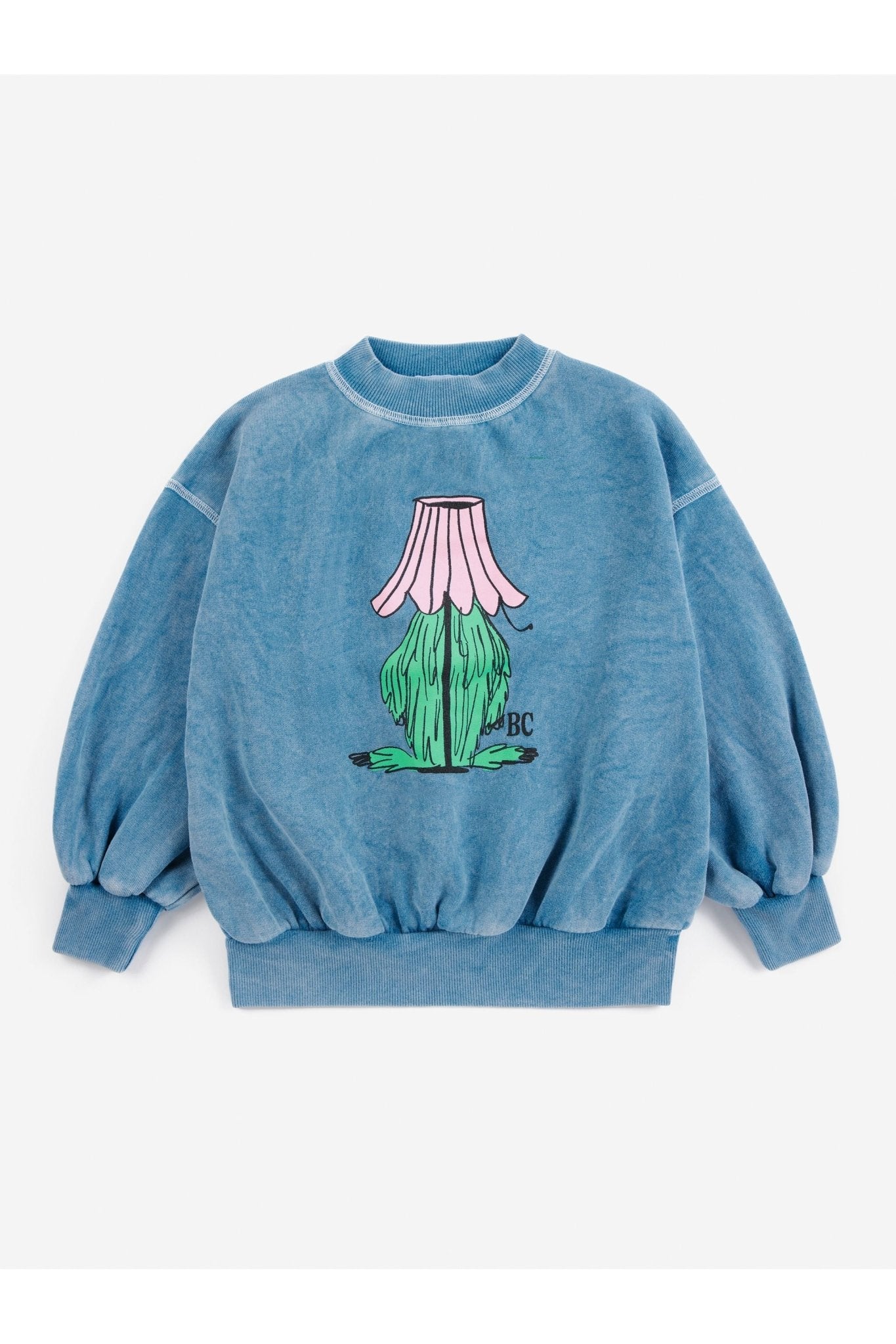 Hidden Monster sweatshirt - Blue van Bobo Choses | Kids Conceptstore Le Fanfare