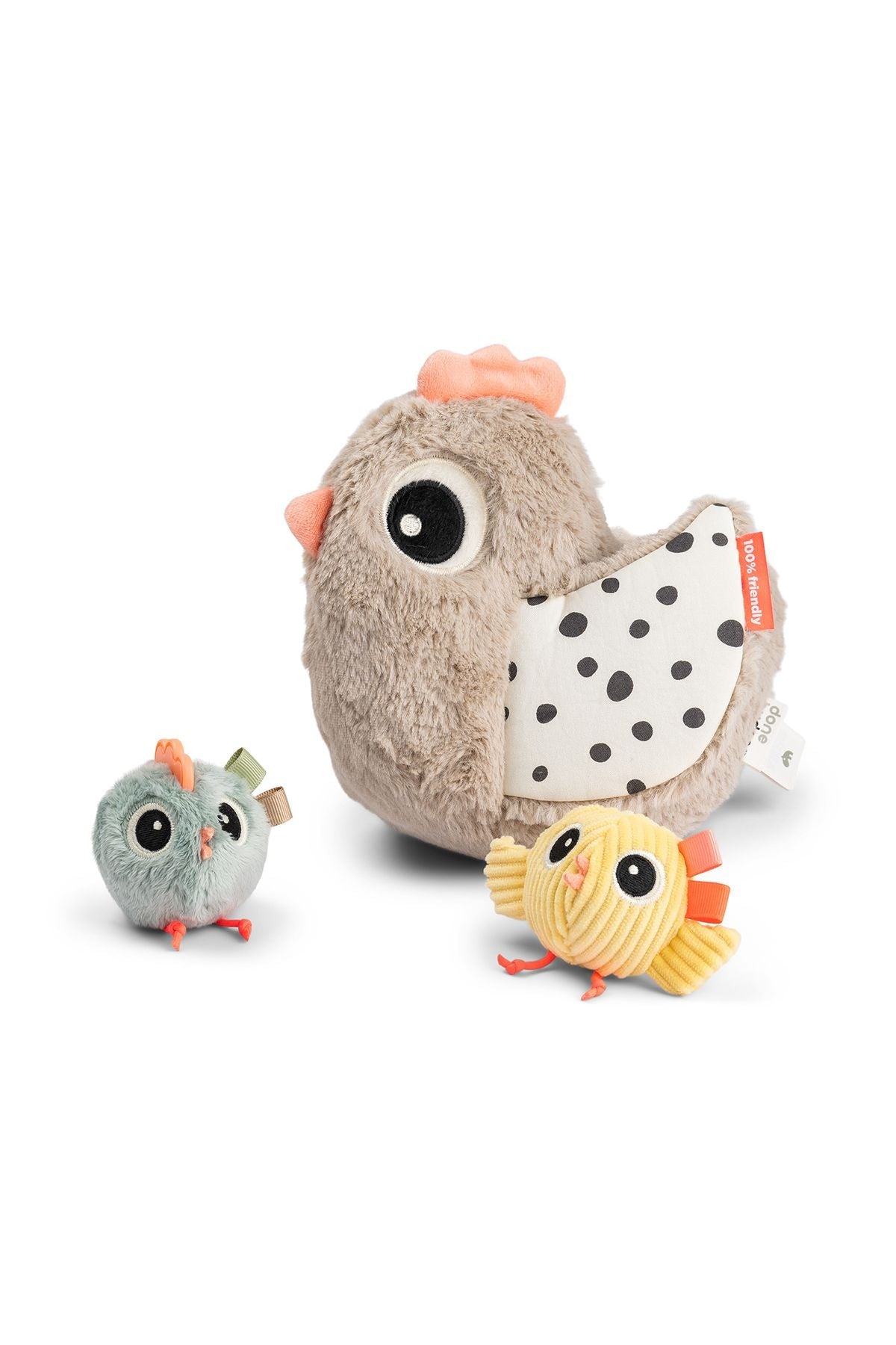 Hide&Seek activity toy | Clucky - Sand van Done by Deer | Kids Conceptstore Le Fanfare