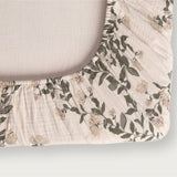 Honeysuckle muslin junior fitted sheet 60x120 van garbo&friends | Kids Conceptstore Le Fanfare
