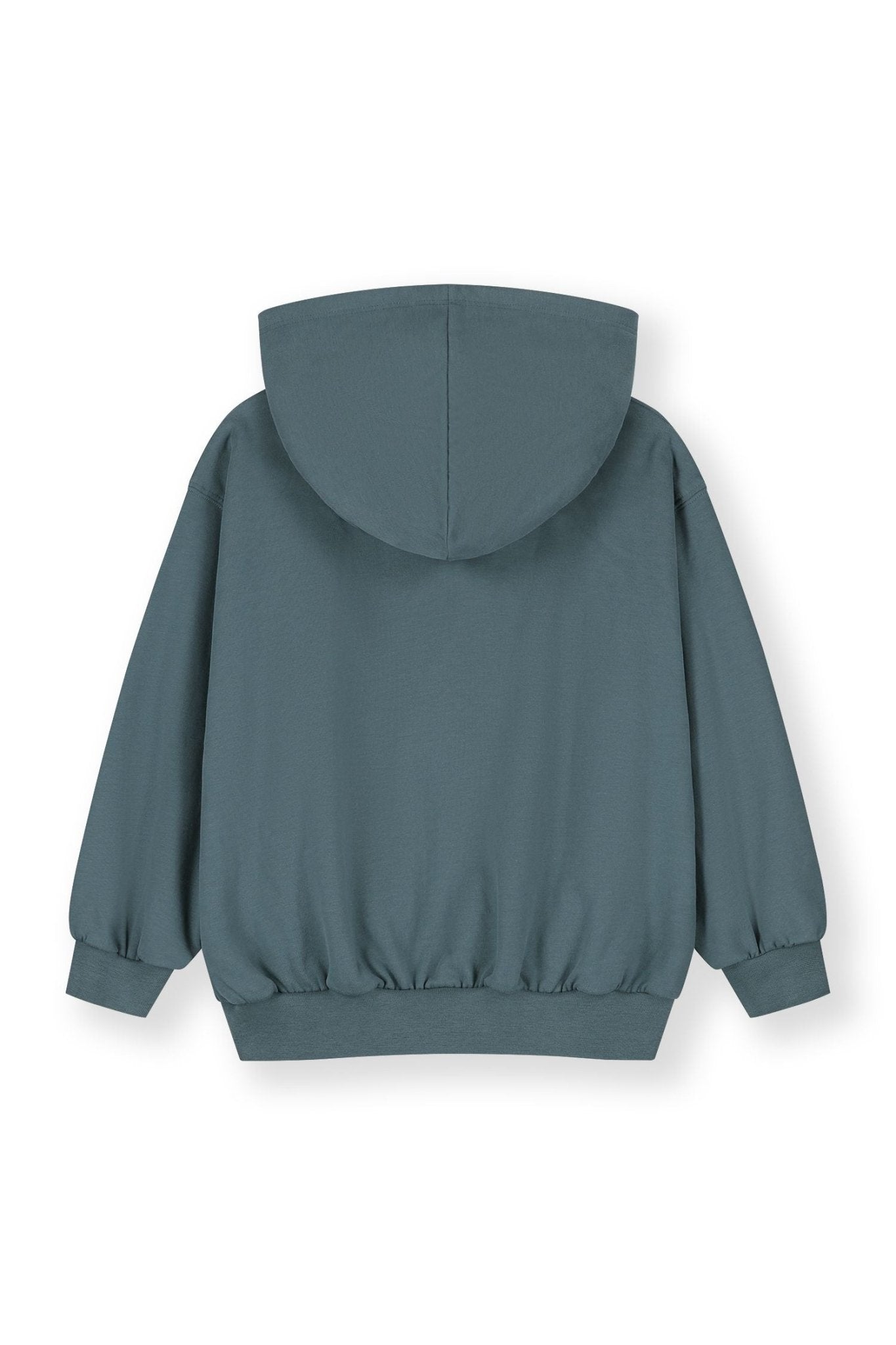 Hooded Cardigan w/ Zip | Blue Grey van Gray Label | Kids Conceptstore Le Fanfare