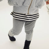 Hooded Cardigan w/ Zip | Grey Melange van Gray Label | Kids Conceptstore Le Fanfare