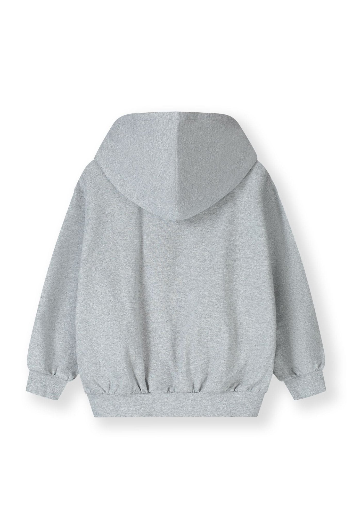 Hooded Cardigan w/ Zip | Grey Melange van Gray Label | Kids Conceptstore Le Fanfare