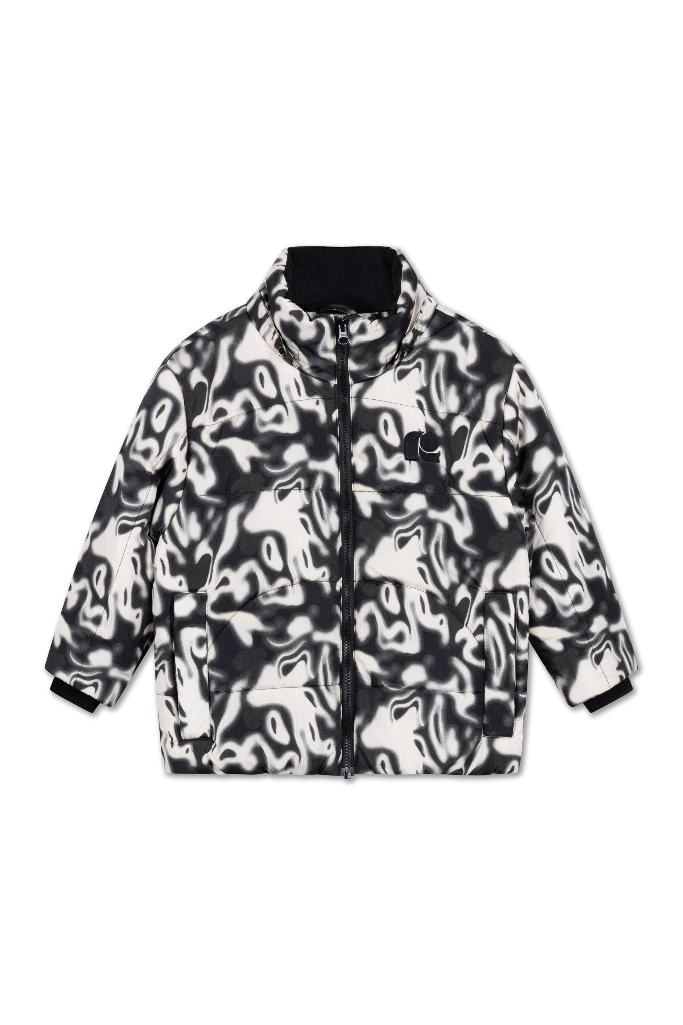 Hooded puffer - Liquid marble van Repose AMS | Kids Conceptstore Le Fanfare