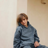 Hoodie | New Fit | Blue Grey van Gray Label | Kids Conceptstore Le Fanfare
