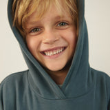 Hoodie | New Fit | Blue Grey van Gray Label | Kids Conceptstore Le Fanfare