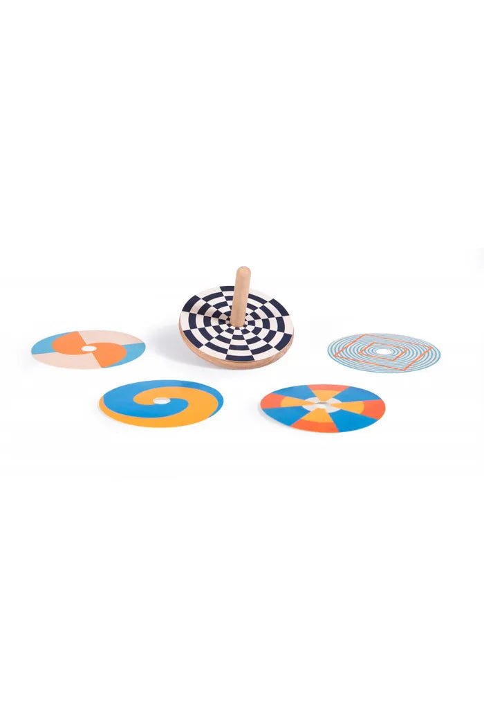 Houten optische tol Les petites merveilles van Moulin Roty | Kids Conceptstore Le Fanfare