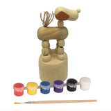 Houten Push-Up Hond Om Te Verven 3+ van Egmont Toys | Kids Conceptstore Le Fanfare