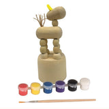 Houten Push-Up Paard Om Te Verven 3+ van Egmont Toys | Kids Conceptstore Le Fanfare