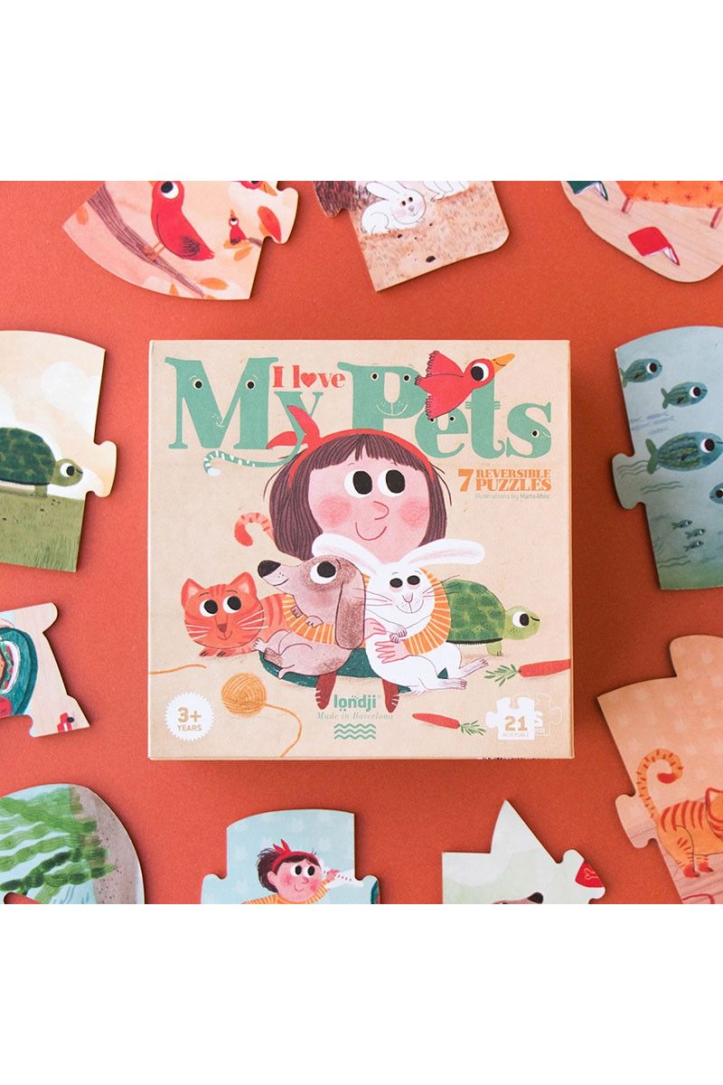 I love my pets puzzle van Londji | Kids Conceptstore Le Fanfare