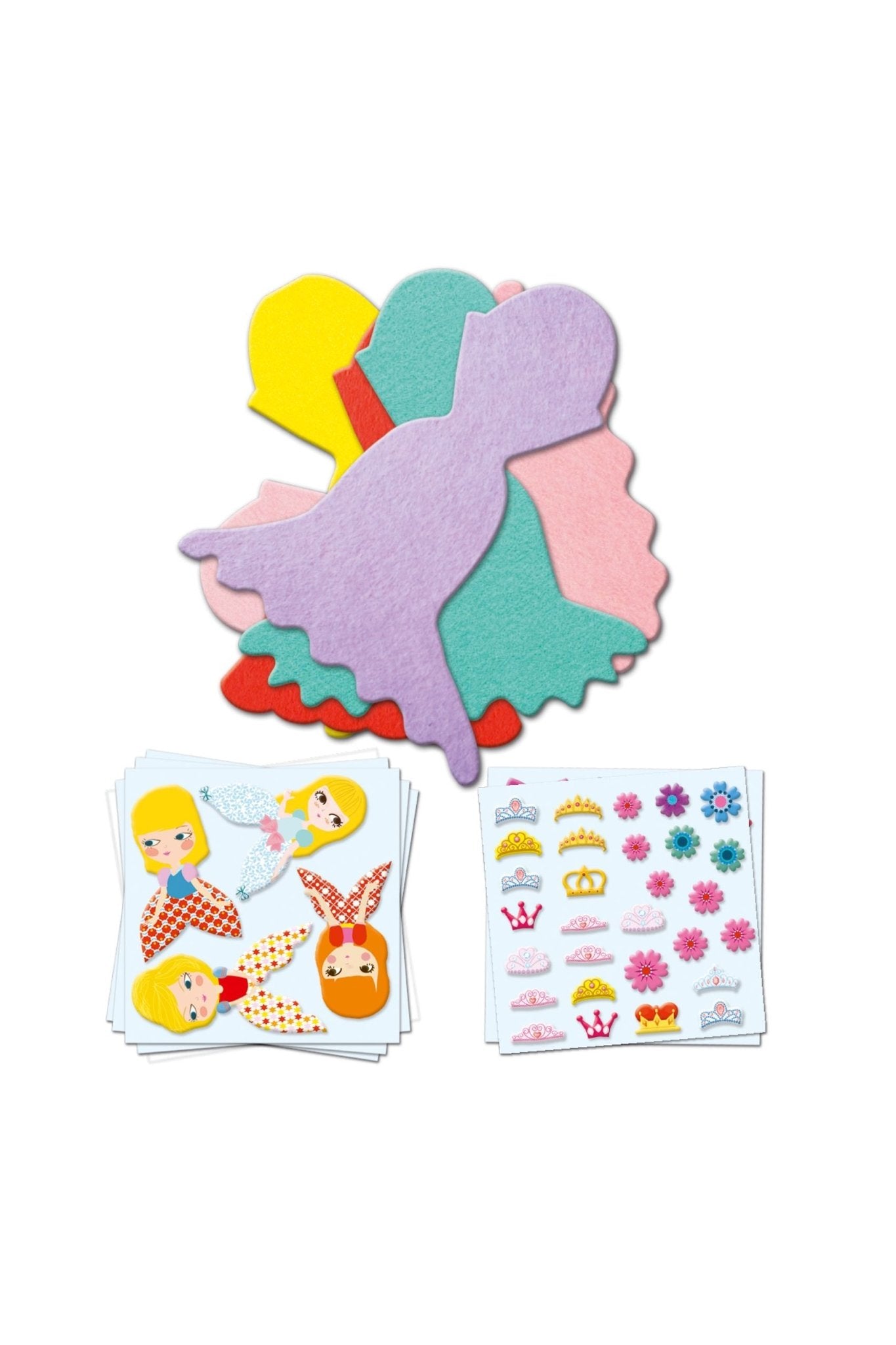Ik hou van prinsessen - Creëren met stickers van Djeco | Kids Conceptstore Le Fanfare