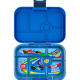 Yumbox Original 6-vakken - Surf Blue / Race Cars tray