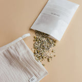 wash cloth . bonjour . with bath soak mix