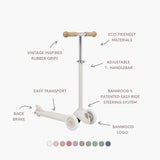 Banwood eco scooter - ivory