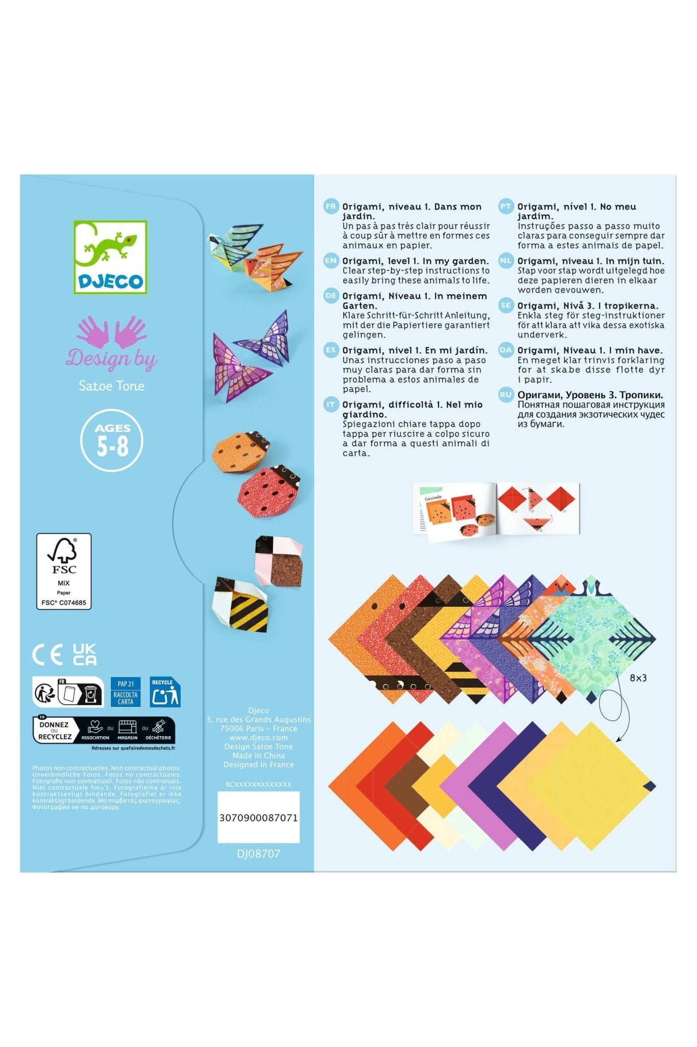 In mijn tuin - Origamiset van Djeco | Kids Conceptstore Le Fanfare