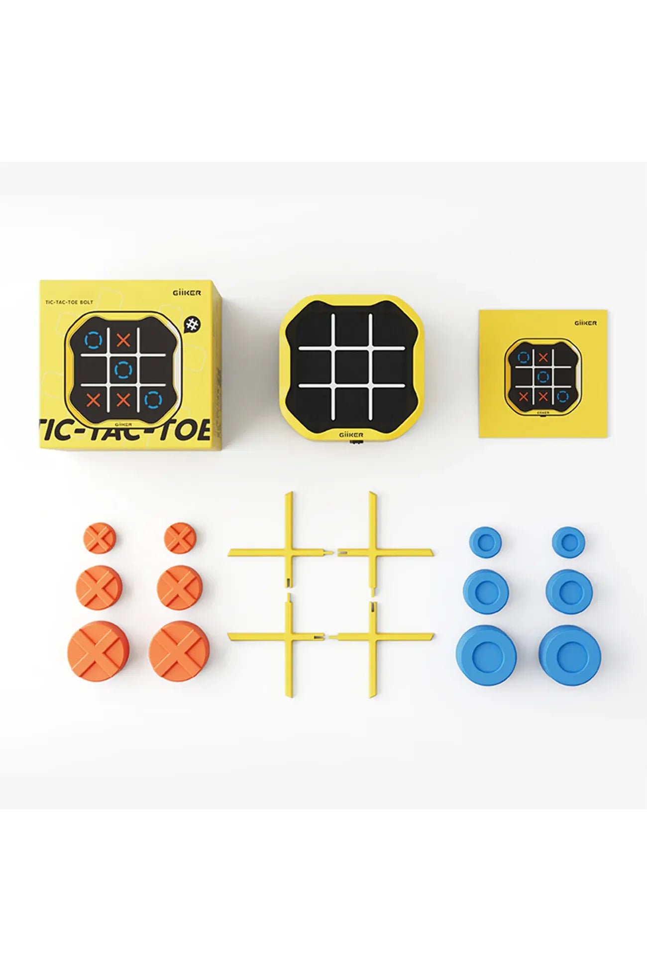 Infinite Tic-Tac-Toe Bolt - Yellow van GiiKER | Kids Conceptstore Le Fanfare