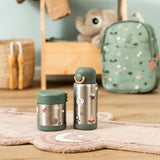 Insulated straw bottle | Tiny trails - Green van Done by Deer | Kids Conceptstore Le Fanfare