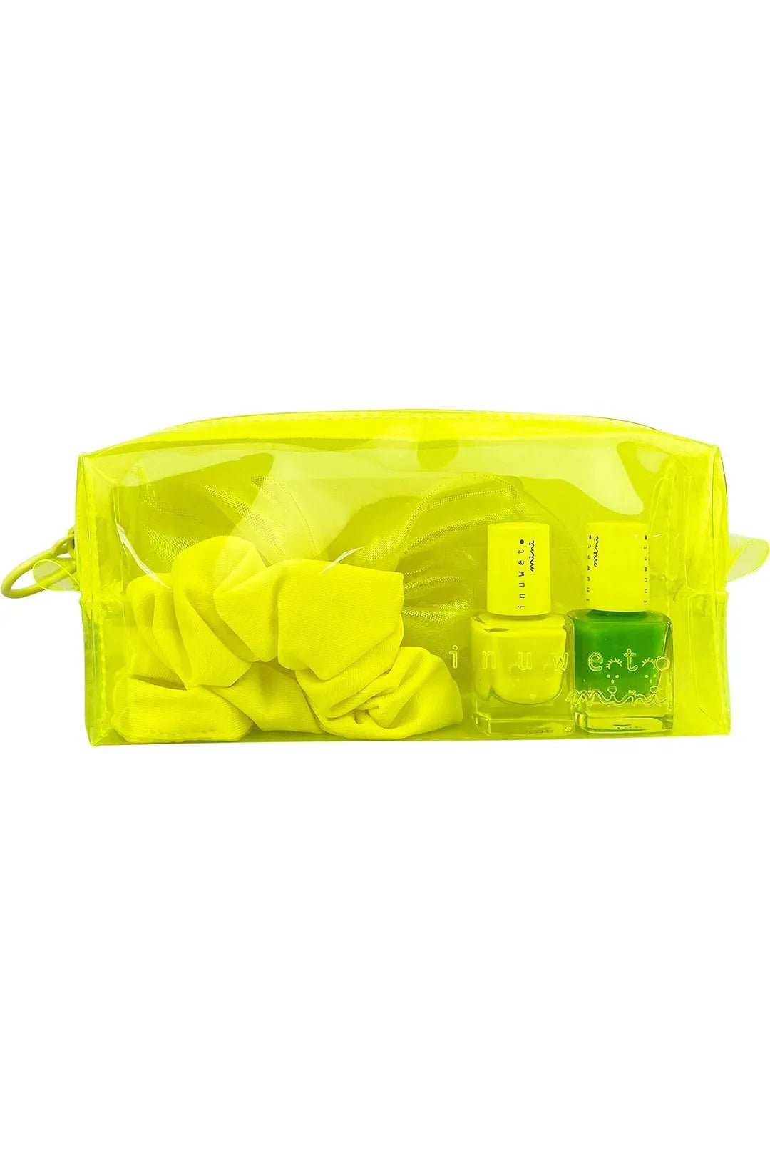 Inuwet Beauty Mania Wallet - Neon Yellow van Inuwet | Kids Conceptstore Le Fanfare
