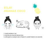 Inuwet Fruit Collection Face Mask - Radiance Pineapple Coco van Inuwet | Kids Conceptstore Le Fanfare