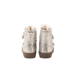 Isa Exclusive Boots - Silver Metallic Leather van Donsje Amsterdam | Kids Conceptstore Le Fanfare