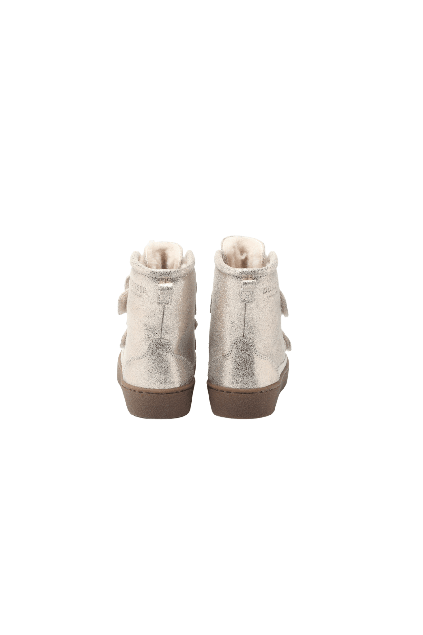Isa Exclusive Boots - Silver Metallic Leather van Donsje Amsterdam | Kids Conceptstore Le Fanfare