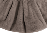 Isabelle Skirt Dark Taupe Teddy van Donsje Amsterdam | Kids Conceptstore Le Fanfare