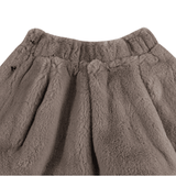 Isabelle Skirt Dark Taupe Teddy van Donsje Amsterdam | Kids Conceptstore Le Fanfare