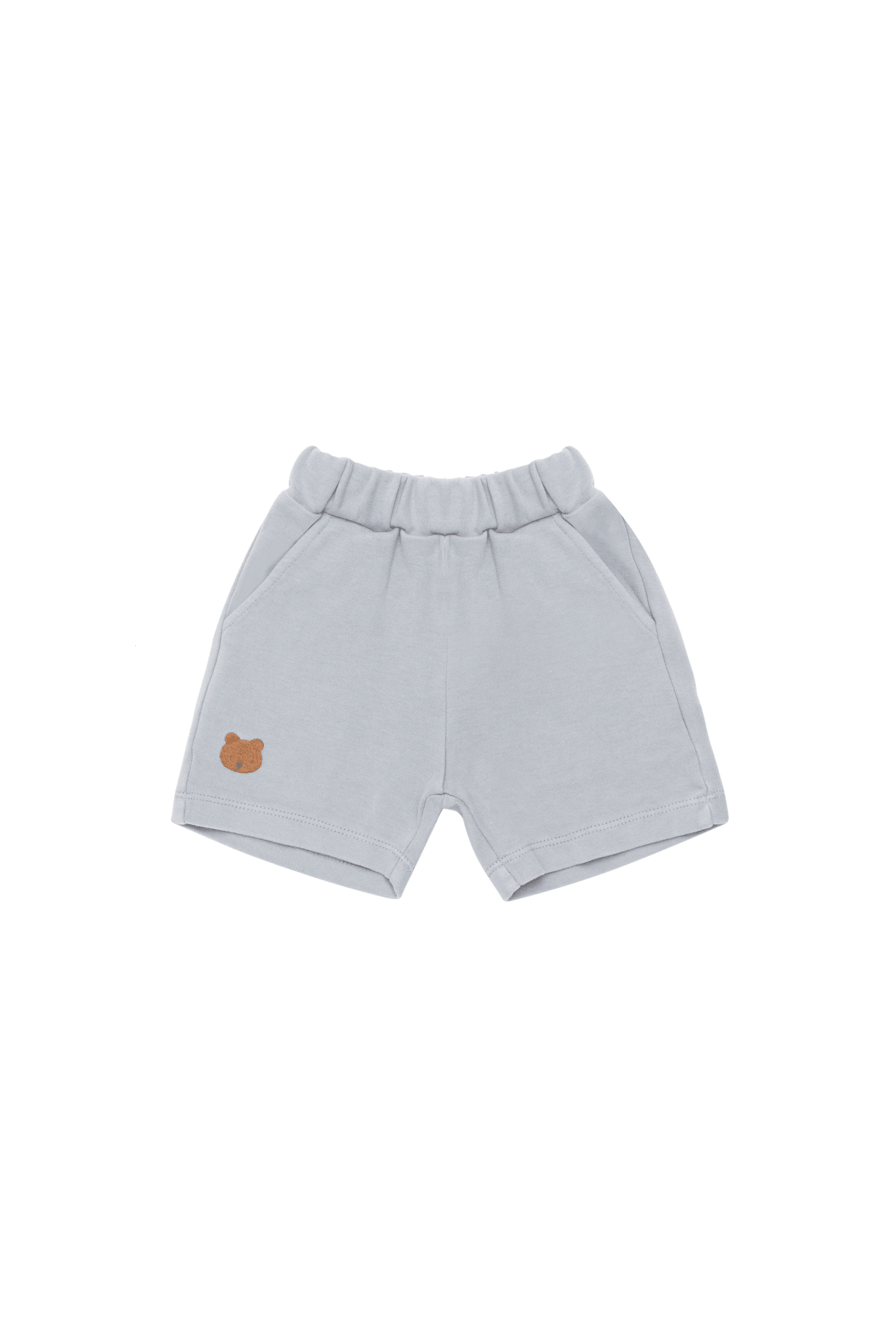 Ithri Shorts - Bear - Foggy Blue van Donsje Amsterdam | Kids Conceptstore Le Fanfare