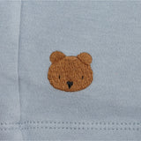 Ithri Shorts - Bear - Foggy Blue van Donsje Amsterdam | Kids Conceptstore Le Fanfare