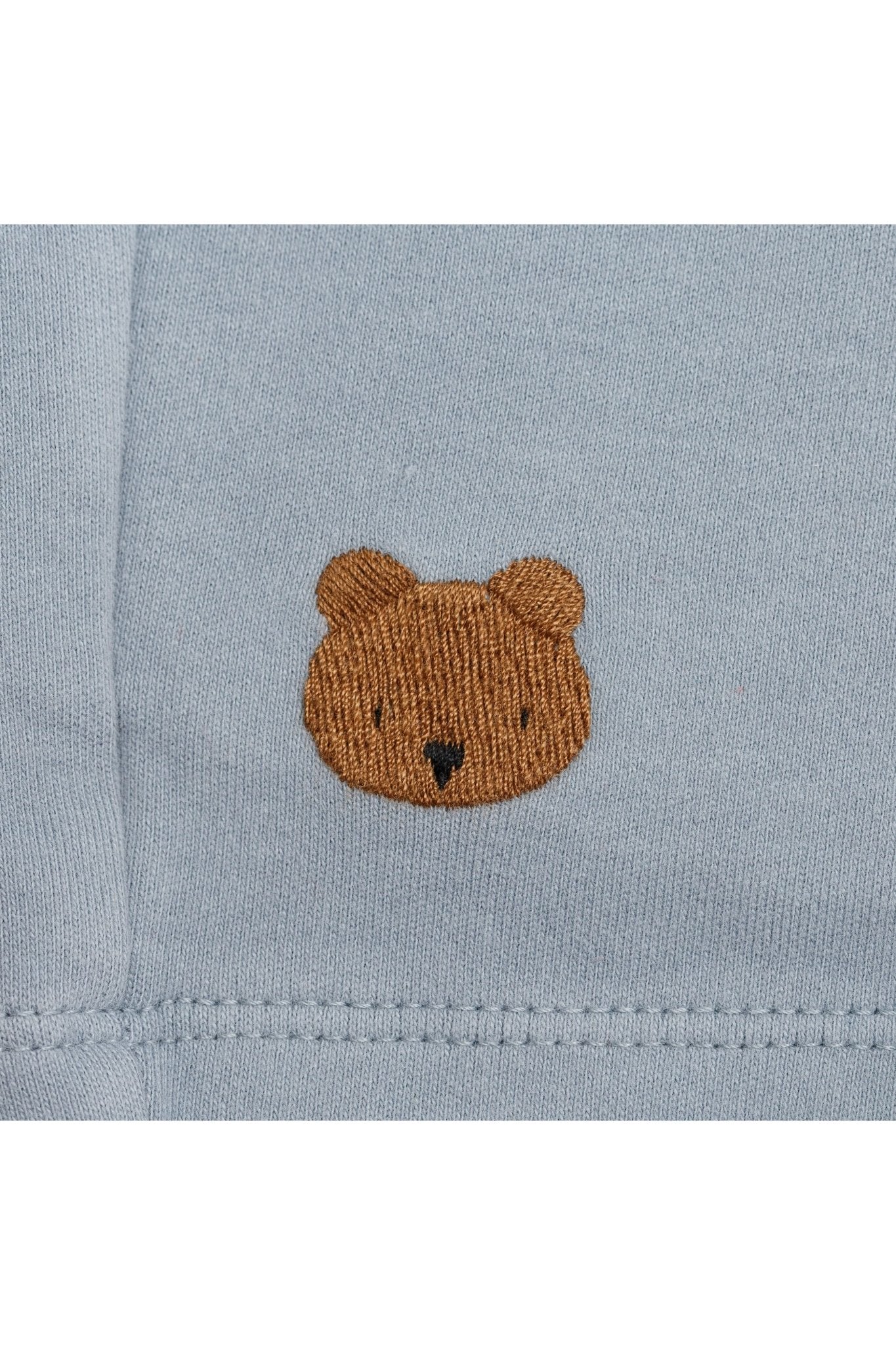 Ithri Shorts - Bear - Foggy Blue van Donsje Amsterdam | Kids Conceptstore Le Fanfare
