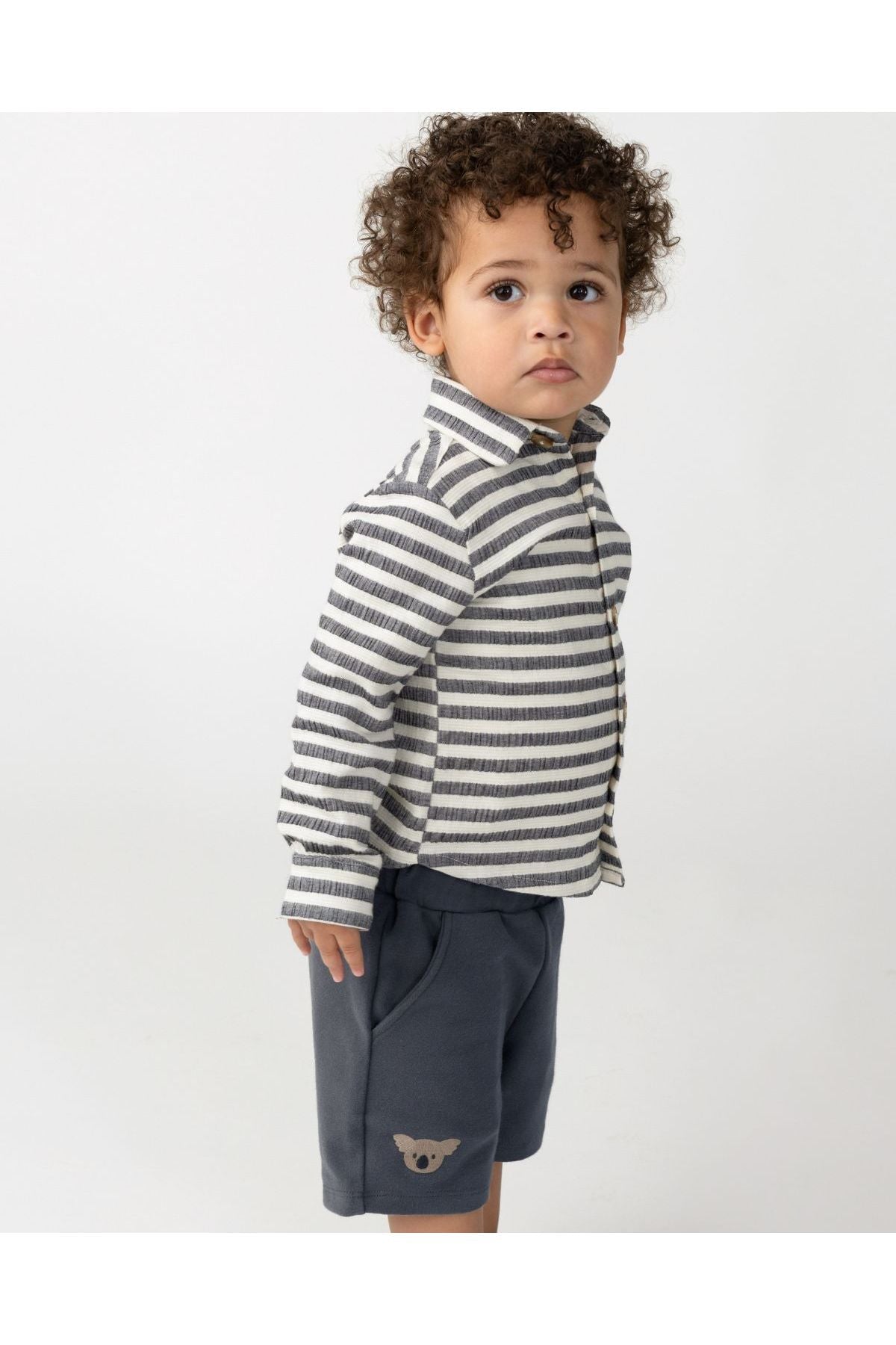 Ithri Shorts - Koala - Blue Marine van Donsje Amsterdam | Kids Conceptstore Le Fanfare
