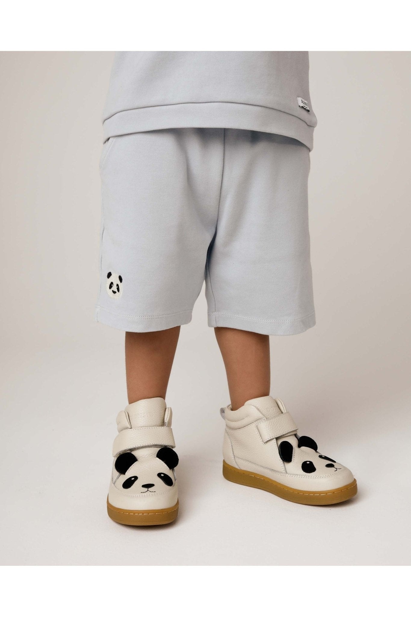 Ithri Shorts - Panda - Ice Blue van Donsje Amsterdam | Kids Conceptstore Le Fanfare