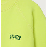 Izubird sweatshirt - Citron fluo van American Vintage | Kids Conceptstore Le Fanfare