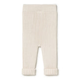 Jacob knitted trousers - cream van Li&me | Kids Conceptstore Le Fanfare