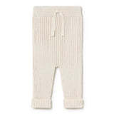 Jacob knitted trousers - cream van Li&me | Kids Conceptstore Le Fanfare