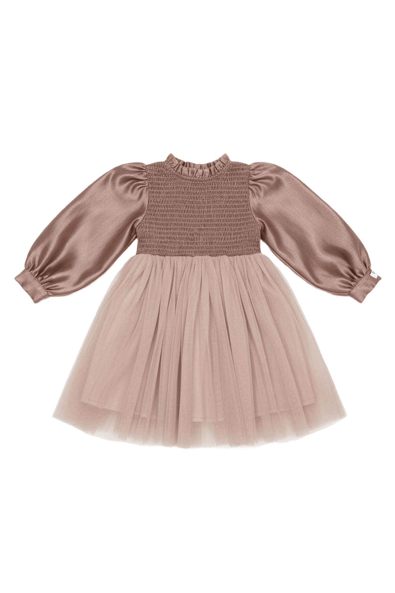 Janice Dress - Rose Brown van Donsje Amsterdam | Kids Conceptstore Le Fanfare
