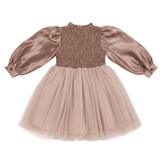 Janice Dress - Rose Brown van Donsje Amsterdam | Kids Conceptstore Le Fanfare
