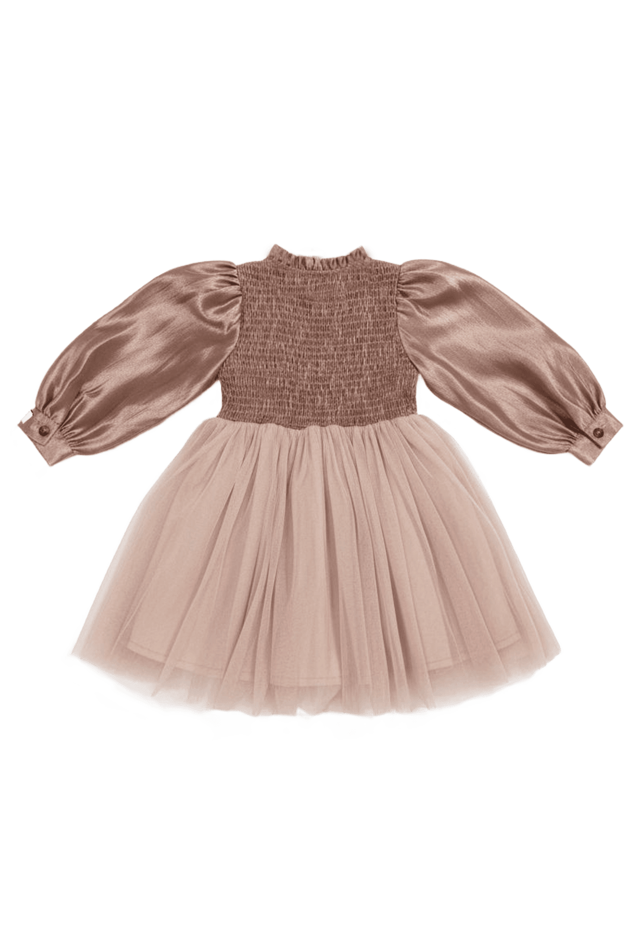 Janice Dress - Rose Brown van Donsje Amsterdam | Kids Conceptstore Le Fanfare