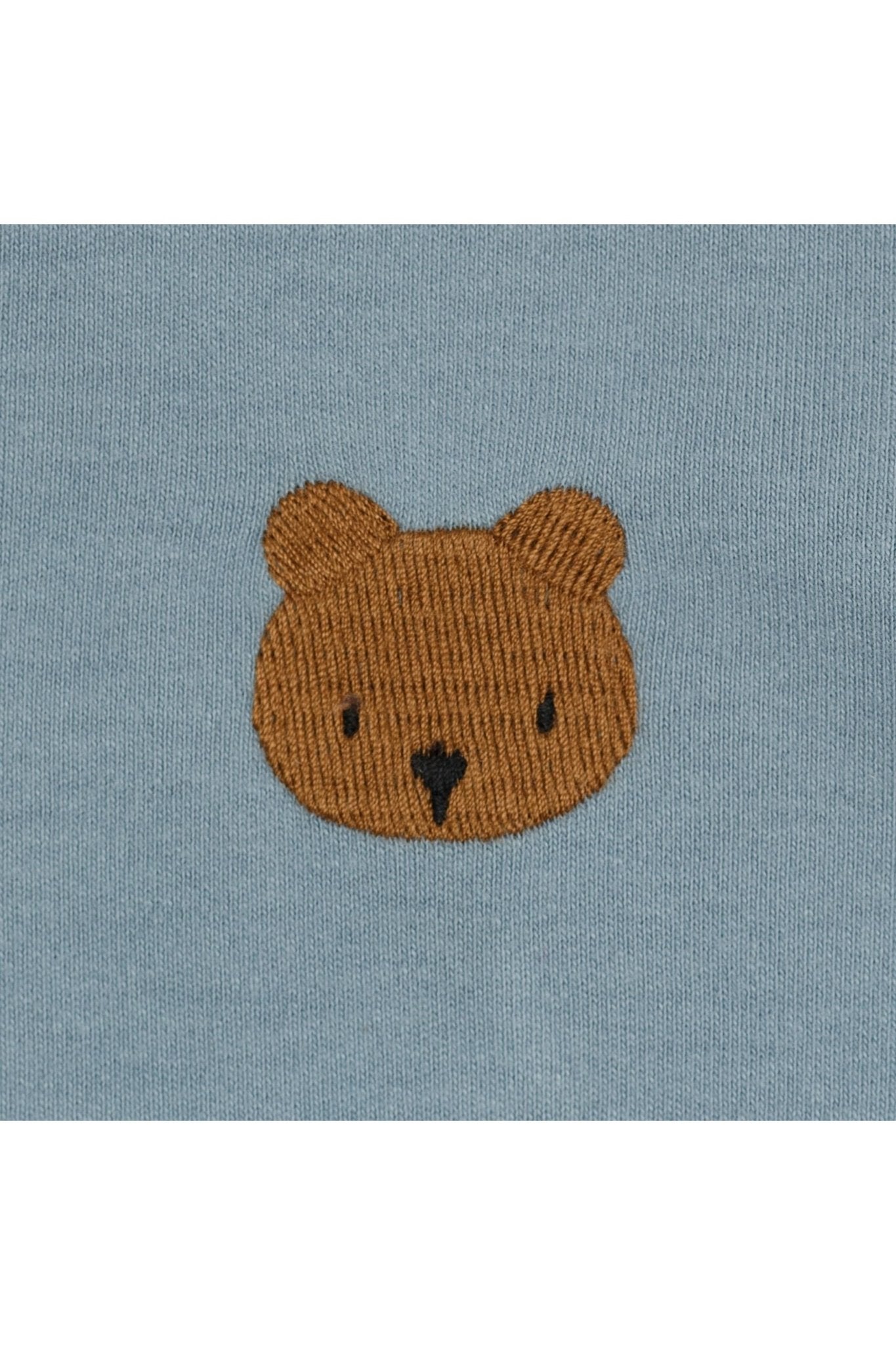 Jarne T-shirt - Bear - Foggy Blue van Donsje Amsterdam | Kids Conceptstore Le Fanfare