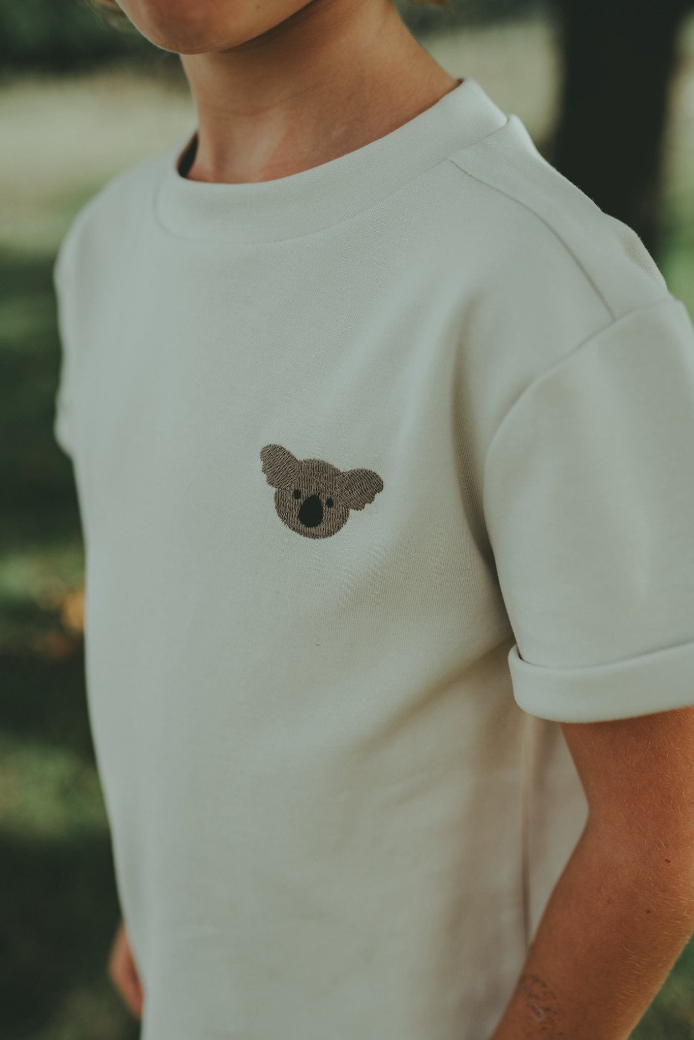 Jarne T-shirt - Koala - Birch van Donsje Amsterdam | Kids Conceptstore Le Fanfare
