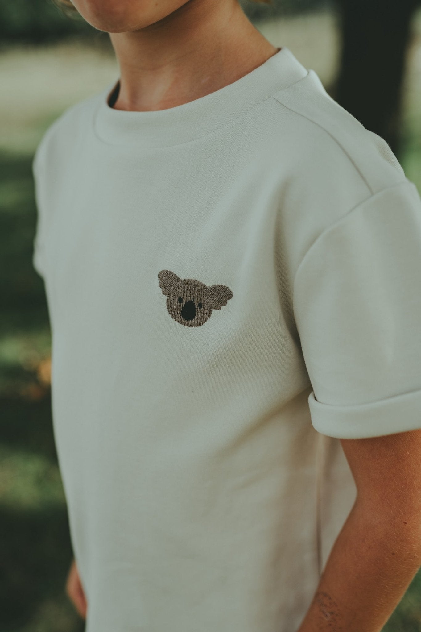 Jarne T-shirt - Koala - Birch van Donsje Amsterdam | Kids Conceptstore Le Fanfare