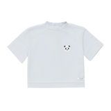 Jarne T-shirt - Panda - Ice Blue van Donsje Amsterdam | Kids Conceptstore Le Fanfare