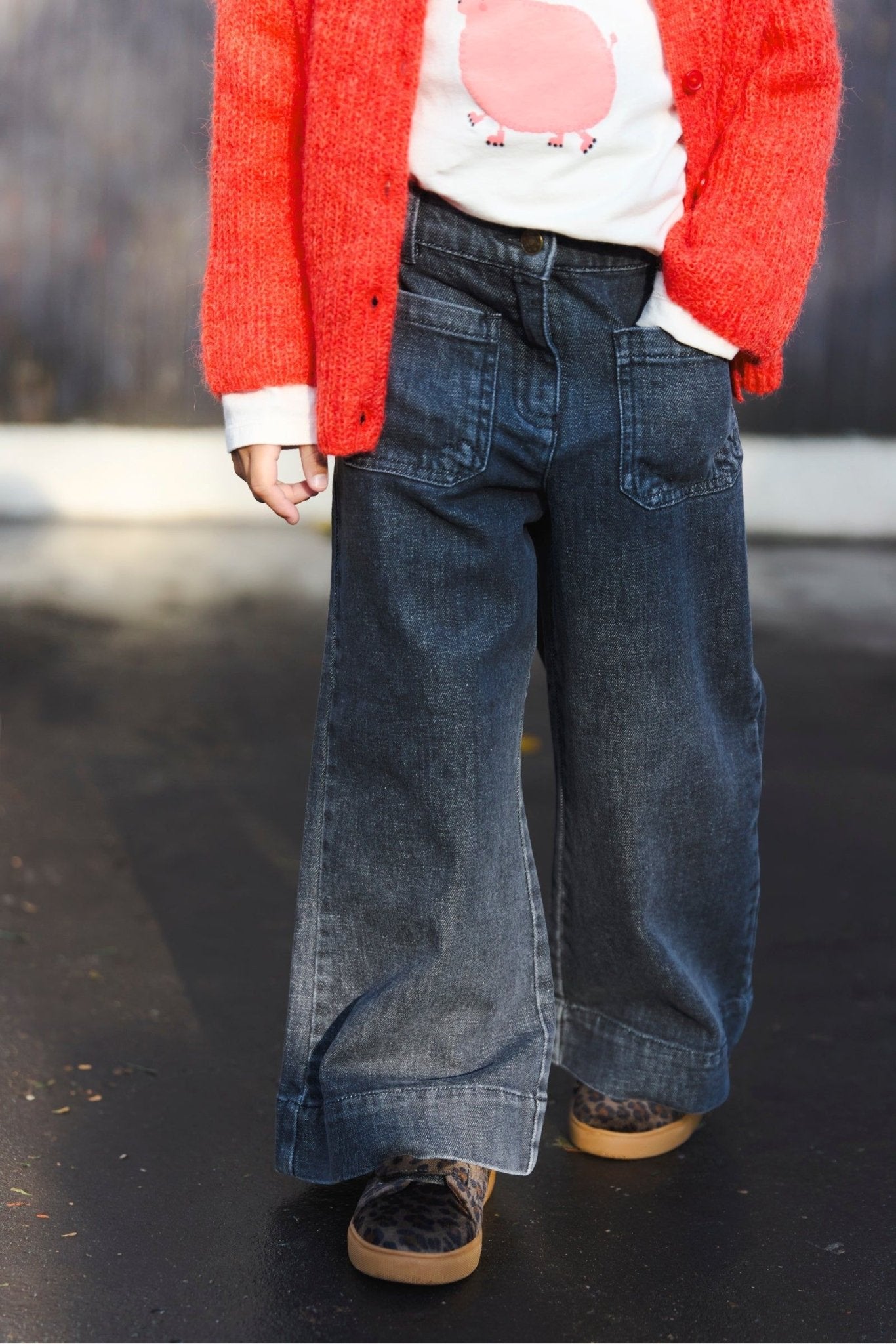 Jean Lakiko - Denim Gris van BONTON | Kids Conceptstore Le Fanfare