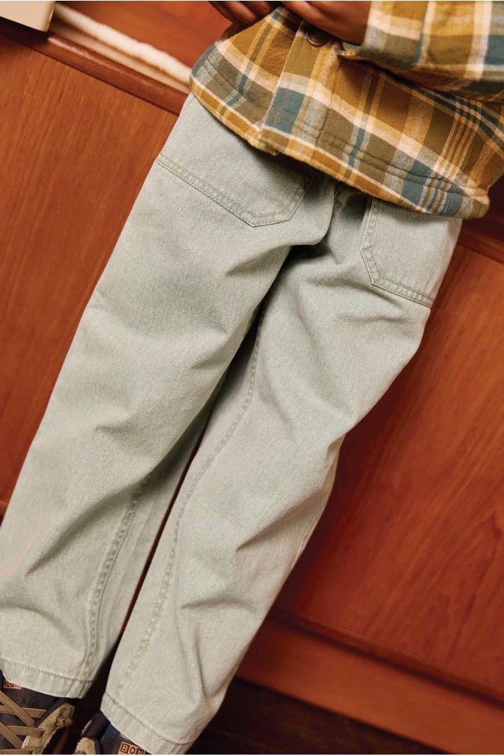 Jean pollen - Kaki highland van BONTON | Kids Conceptstore Le Fanfare