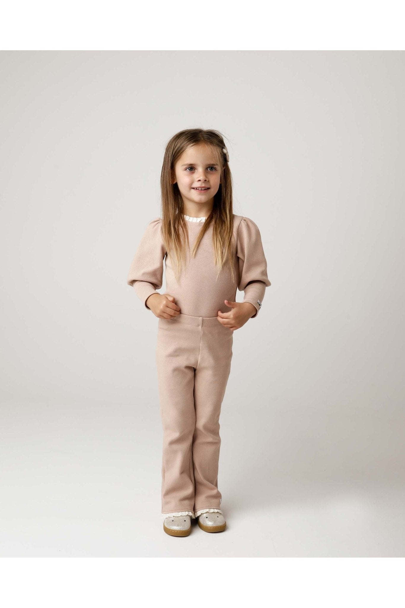 Jentje Trousers - Rose Mocha van Donsje Amsterdam | Kids Conceptstore Le Fanfare
