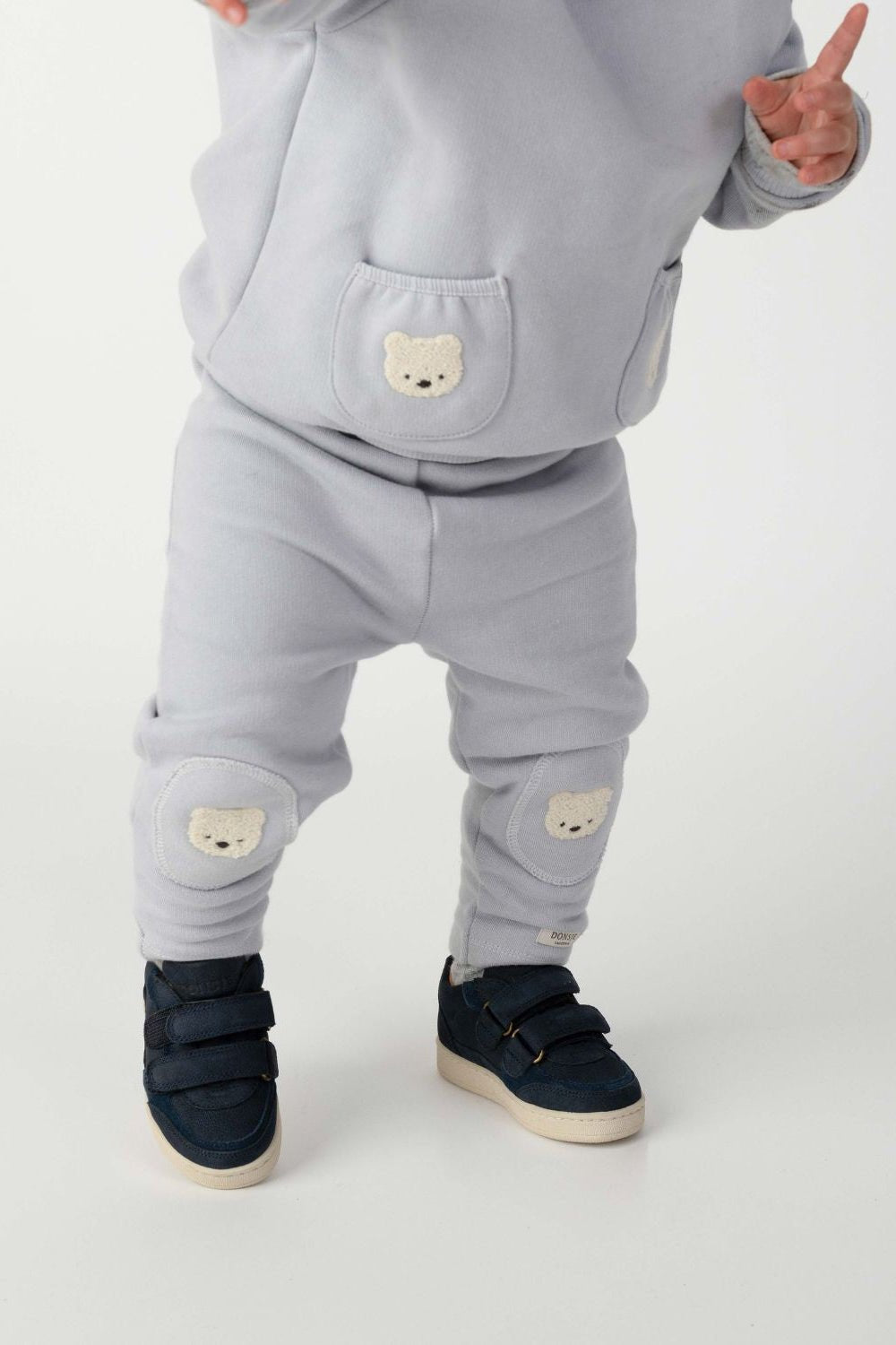 Joek Trousers | Polar Bears - Ice Blue van Donsje Amsterdam | Kids Conceptstore Le Fanfare
