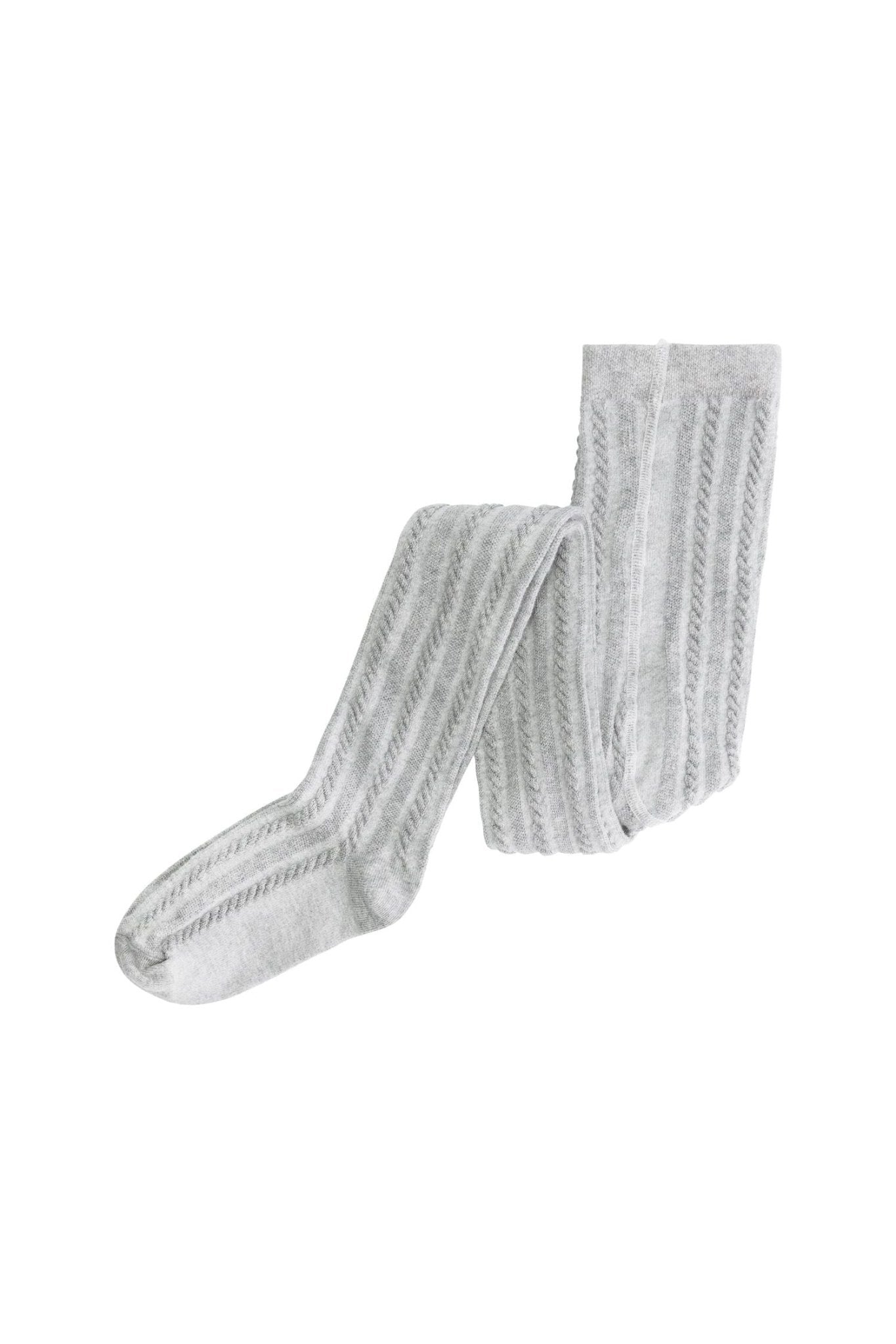 Jolé Tights - Grey Melange van Charlie Petite | Kids Conceptstore Le Fanfare