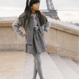 Jolé Tights - Grey Melange van Charlie Petite | Kids Conceptstore Le Fanfare