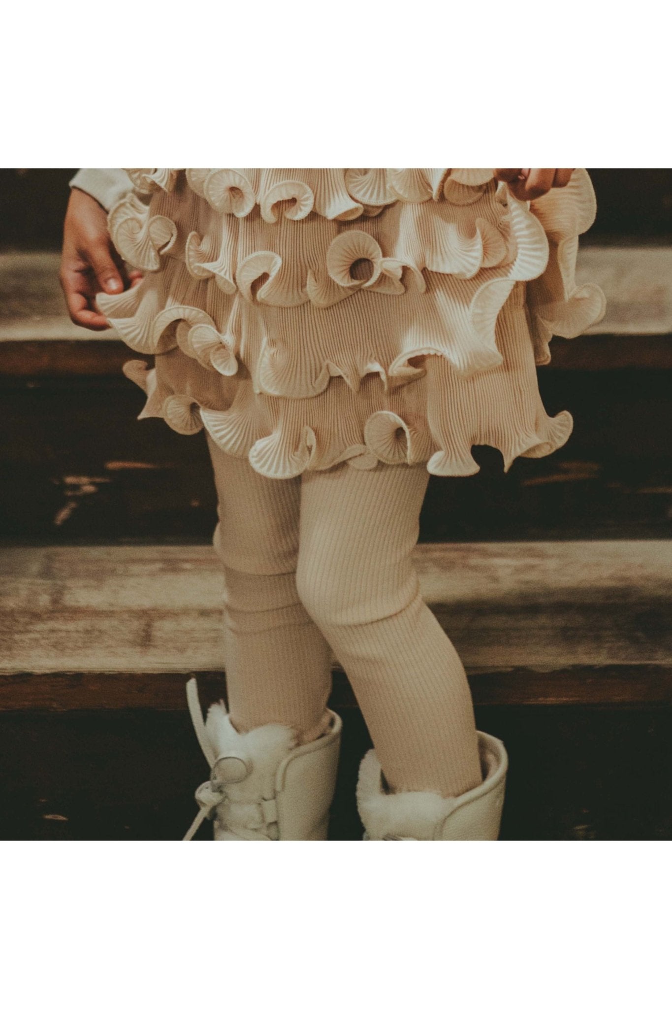 Joline Leggings - Misty Rose van Donsje Amsterdam | Kids Conceptstore Le Fanfare