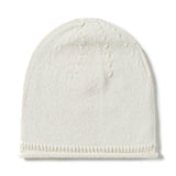 Jon knitted hat - cream van Li&me | Kids Conceptstore Le Fanfare