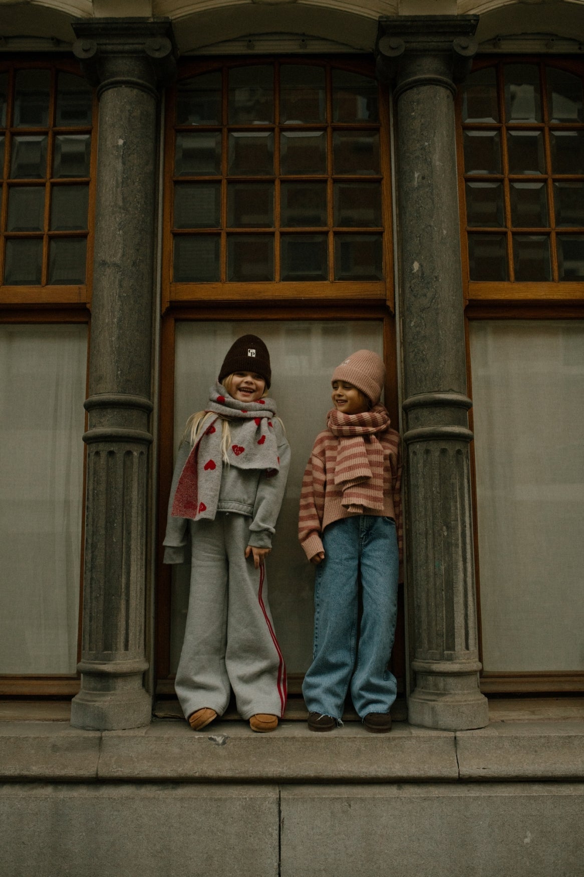 Josephine Pants - Grey Melange van Charlie Petite | Kids Conceptstore Le Fanfare